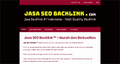 Desktop Screenshot of jasaseobacklink.com