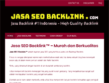 Tablet Screenshot of jasaseobacklink.com